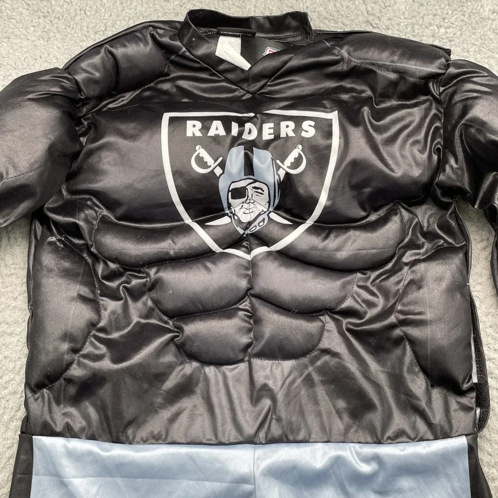 NFL Las Vegas Raiders Athlete Football Player Costume Small Medium Abs Halloween